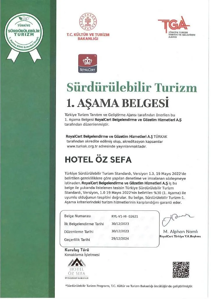 Hotel Oezsefa Istanbul